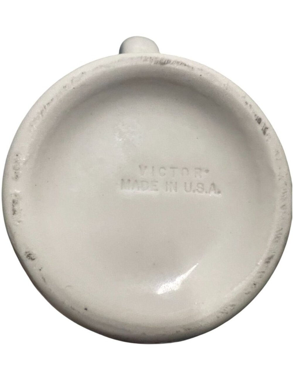 Vintage Victor White Heavy Restaurant / Diner Coffee Mug, MCM, USA made - Picture 10 of 11